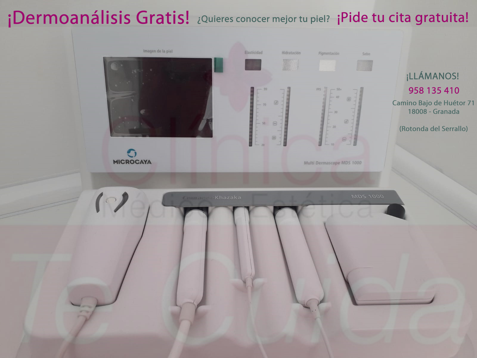 ¡Dermoanálisis gratis! en tu Clínica de Estética en Granada